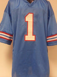 Warren Moon Signed Houston Oilers Career Stat Jersey Inscribed "HOF 06" (CAS)