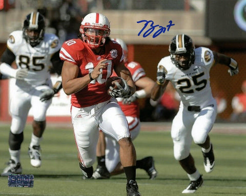 ROY HELU JR SIGNED AUTOGRAPHED NEBRASKA CORNHUSKERS 8x10 PHOTO COA