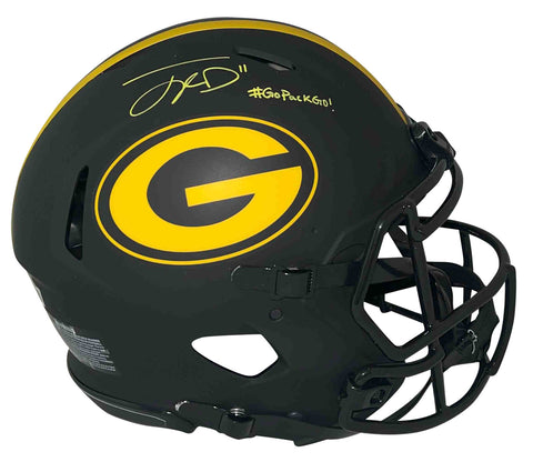 JAYDEN REED SIGNED GREEN BAY PACKERS ECLIPSE AUTHENTIC SPEED HELMET BECKETT