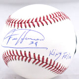 Felix Hernandez Autographed Rawlings OML Baseball w/King Felix - Beckett W Holo