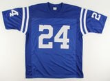 Lenny Moore Signed Baltimore Colts Jersey Inscribed "HOF 75" (JSA COA)