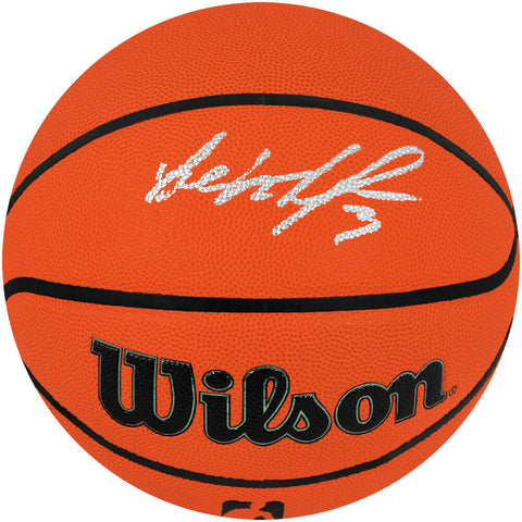 Ben Wallace (PISTONS) Signed Wilson Indoor/Outdoor NBA Basketball (SCHWARTZ COA)