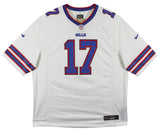 Bills Josh Allen Authentic Signed White Nike Game Jersey w/ Silver Sig Fanatics