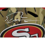 George Kittle Autographed San Francisco 49ers F/S Camo Helmet Beckett 46429