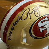 ROBBIE GOULD AUTOGRAPHED SIGNED SF 49ERS GOOD AS GOULD MINI HELMET BECKETT