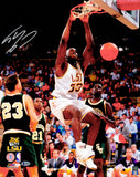 SHAQUILLE O'NEAL AUTOGRAPHED 16X20 PHOTO LSU TIGERS BECKETT BAS WITNESS 232720