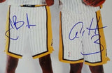 Al Harrington & Jonathan Bender Autographed 16x20 Photo Pacers PSA/DNA #S76726