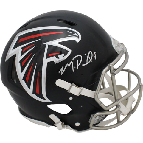 Michael Penix Autographed Atlanta Falcons Authentic Speed Helmet Beckett 48010