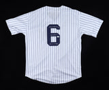 Roy White Signed Jersey Inscribed "Lifetime Yankee 1965-79" & "1977-78 WS Champ