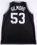 Artis Gilmore Signed San Antonio Spurs Jersey With Inscription (Leaf COA)