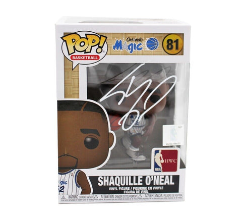 Shaquille O'Neal Signed Orlando Magic #81 Funko Pop! - White Ink