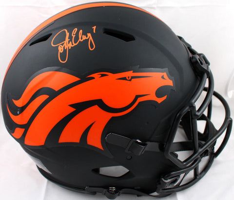 John Elway Signed Denver Broncos F/S Eclipse Speed Authentic Helmet-BeckettWHolo