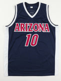 Mike Bibby Signed Arizona Wildcat Jersey (JSA COA) 1998 2nd Overall Pk Grizzlies