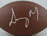 Sony Michel Autographed Wilson Super Grip Football - JSA Witness Auth