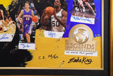 NBA 60 Greatest "NBA Legends Of Basketball" Signed Framed Lithograph #52/60 BAS