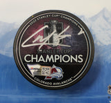 Colorado Avalanche Framed Collage Signed Pucks Makar Mackinnon +2 FAN 38729