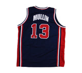 Chris Mullin Signed Dream Team Custom Navy Blue Jersey