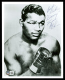 Sugar Ray Robinson Autographed 8x10 Photo "Best Wishes To Mary" Beckett #AC85263