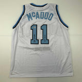 Autographed/Signed Bob McAdoo HOF 2000 Buffalo White Jersey Beckett BAS COA