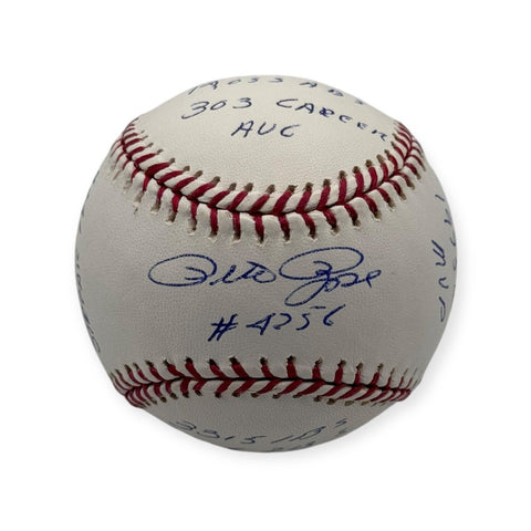 Pete Rose Cincinnati Reds Signed Autographed OMLB Baseball w/ 14 Inscriptions