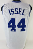 Dan Issel Signed Kentucky Wildcats White Jersey (JSA COA) Denver Nugget All Star