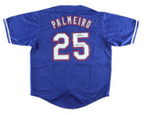 Rafael Palmeiro Signed Texas Rangers Jersey Inscribd 569 HRS/3020 Hits (JSA COA)