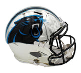 Cam Newton Signed Carolina Panthers Speed Full Size Chrome NFL Helmet