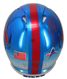 Josh Allen Autographed Chromed Bills Speed Authentic Helmet Beckett GDL LE 17/17