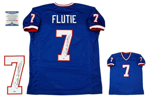 Doug Flutie Autographed Signed Jersey - Royal - Beckett Authentic