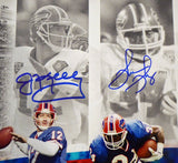 BILLS GREATS AUTOGRAPHED FRAMED 16X20 PHOTO 4 SIGS KELLY THOMAS BECKETT 195241