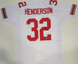 TreVeyon Henderson Signed Ohio State Buckeyes Jersey (Beckett) Jr Running Back