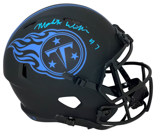 MALIK WILLIS AUTOGRAPHED TENNESSEE TITANS ECLIPSE FULL SIZE HELMET BECKETT