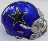 Leighton Vander Esch Autographed Blue Flash Mini Helmet Cowboys Fanatics B788846