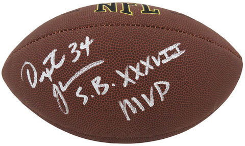 Dexter Jackson Signed Wilson Super Grip Full Size NFL Football w/SB MVP (SS COA)