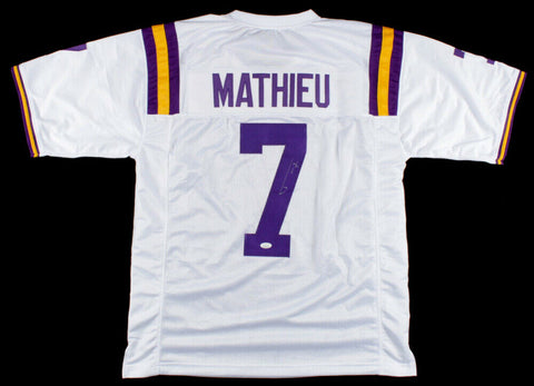 Tyrann Mathieu Signed LSU Tigers Jersey (JSA COA) Kansas City Chiefs All Pro DB