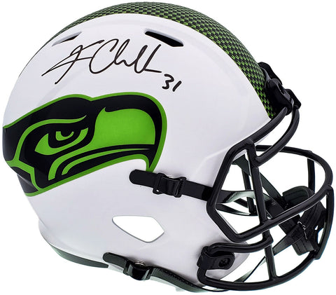 KAM CHANCELLOR AUTOGRAPHED SEAHAWKS LUNAR ECLIPSE FULL SIZE HELMET MCS 197178