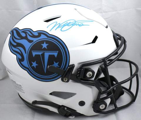 Will Levis Autographed Tennessee Titans F/S Lunar Speed Flex Helmet - Fanatics