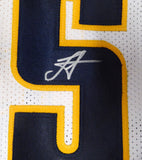 Denver Nuggets Nicola Jokic Autographed White Jersey Beckett BAS QR #BN13969