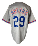 Adrian Beltre Texas Signed Gray Baseball Jersey JSA