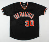 Orlando Cepeda Signed San Francisco Giants Black Jersey (JSA COA) 1967 N.L.MVP