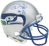 DEVON WITHERSPOON AUTOGRAPHED SEAHAWKS THROWBACK MINI HELMET MCS 229504