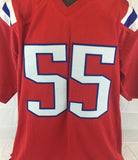 Brandon Spikes Signed Patriots Jersey Inscribed "Go Pats!" (JSA COA) Linebacker