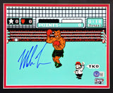 MIKE TYSON AUTOGRAPHED FRAMED 8X10 PHOTO PUNCH-OUT! W/ CONTROLLER BECKETT 230181