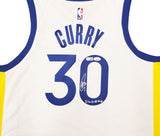 WARRIORS STEPHEN CURRY AUTOGRAPHED NIKE JERSEY 48 I CAN DO ALL THINGS JSA 235507