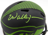 Walter Jones Autographed Seahawks Eclipse Black Mini Helmet (Smudged) MCS 93150