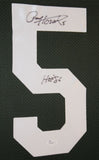 Paul Hornung Signed Packers 35x43 Custom Framed Jersey Inscribed "HOF 86" (JSA)