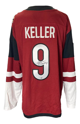 Clayton Keller Signed Arizona Coyotes Red Fanatics Replica Jersey Fanatics