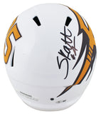 Arizona State Cameron Skattebo Signed White Full Size Speed Rep Helmet BAS Wit