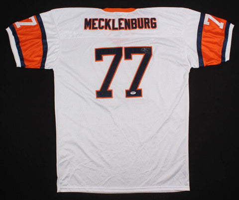 Karl Mecklenburg Signed Denver Broncos Jersey (PSA COA) 6xPro Bowl Linebacker