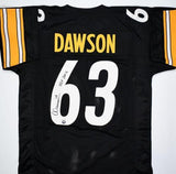 Dermontti Dawson Autographed Black Pro Style Jersey w/ HOF- Prova *Black *UP